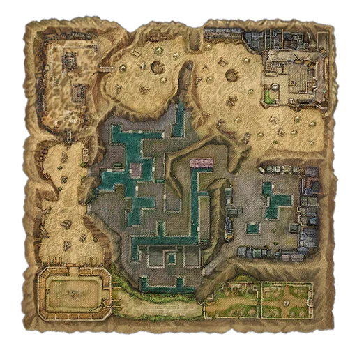Map of Fort. Ruina