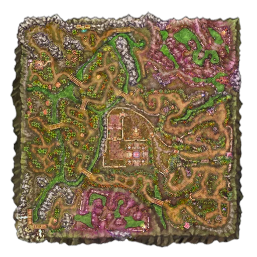 Map of Mutant Forest