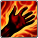 Icono de Manos de Fuego